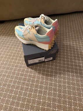 New Balance Wmns 327 'Light Indigo Multi-Color'